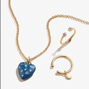 Alex and Ani Wish Upon A Star Necklace and Ring Set